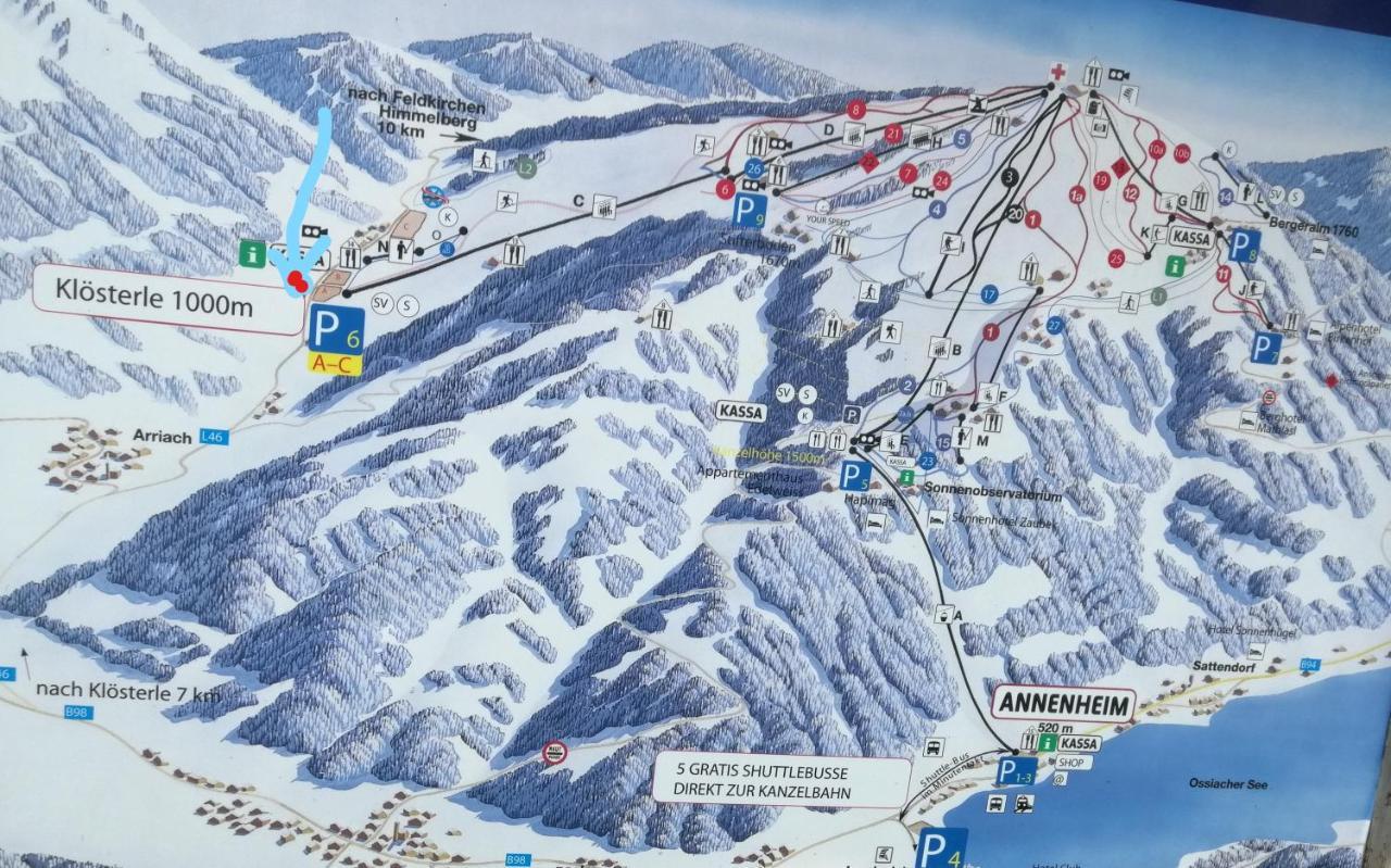 Appartement Vidmar-Wintertraum Arriach Εξωτερικό φωτογραφία
